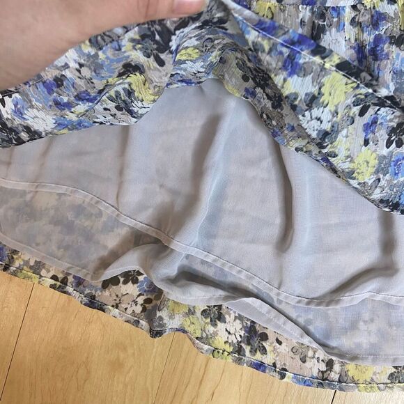 Lucky Brand floral short sleeve casual cite modest blouse plus size 1X - Picture 8 of 13